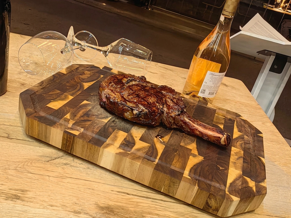 ΣΠΑΛΟΜΠΡΙΖΌΛΑ BLACK ANGUS (RIB-EYE) με κόκκαλο
